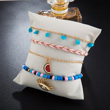 Charger l'image dans la galerie, BRACELETS DE CHEVILLE EN PERLES COLORÉES BOHO