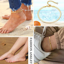 Charger l'image dans la galerie, CHAÎNE DE CHEVILLE EN FORME DE SERPENT