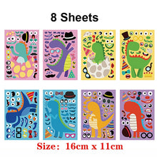 Charger l'image dans la galerie, AUTOCOLLANTS MAKE-A-FACE DE PRINCESSE