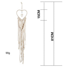 Charger l'image dans la galerie, TAPISSERIE MURALE SUSPENDUE EN MACRAMÉ. STYLE BOHO. FAIT A LA MAIN
