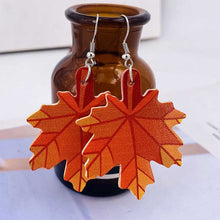 Charger l'image dans la galerie, BOUCLES D'OREILLES EN CUIR D'ÉRABLE