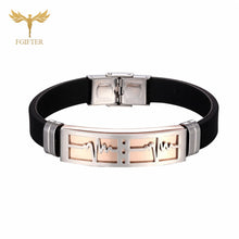 Charger l'image dans la galerie, BRACELET EGC EN CUIR POUR COUPLE