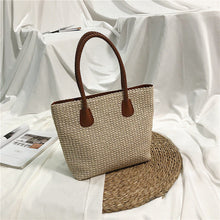 Charger l'image dans la galerie, SAC À MAIN TISSÉ EN ROTIN