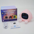 Réveil-veilleuse Litchi rechargeable, rose ou jaune