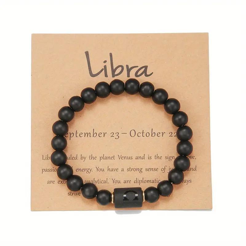 Bracelet de perles à motif du zodiaque