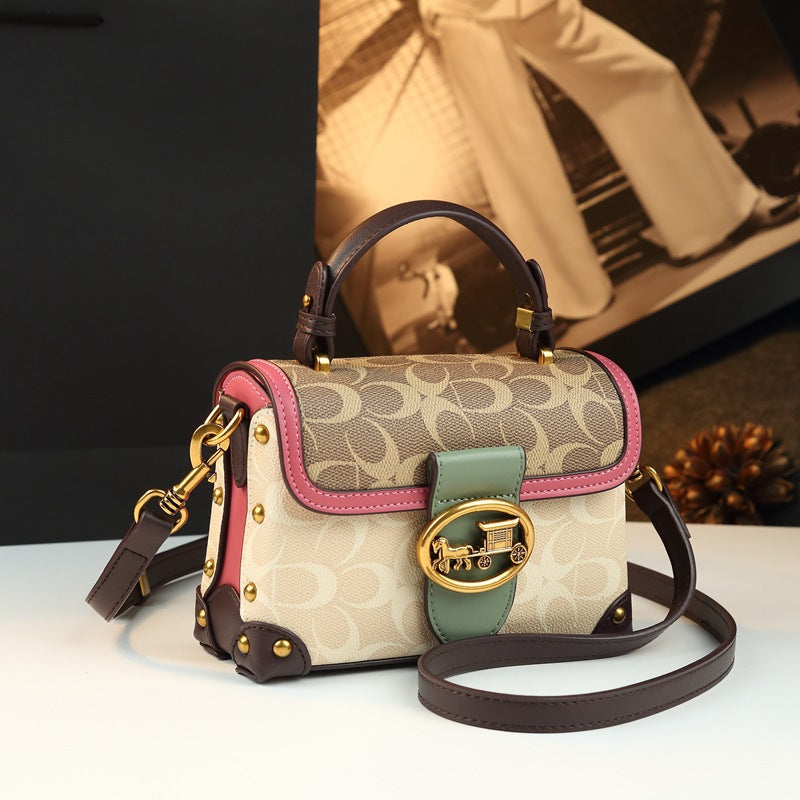 Mini sac à main rectangulaire en simili cuir - BOSSOUASHOP