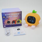 Réveil-veilleuse Litchi rechargeable, rose ou jaune