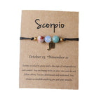 Bracelet de perles à motif du zodiaque