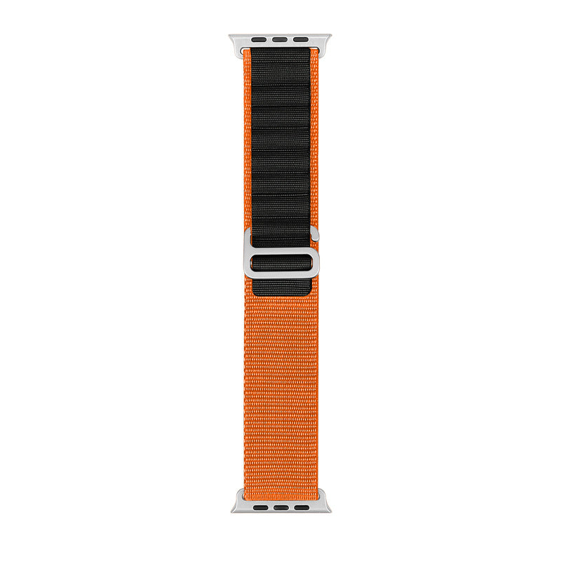 Bracelet de sport en nylon compatible Apple Watch, plusieurs coloris