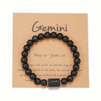 Bracelet de perles à motif du zodiaque
