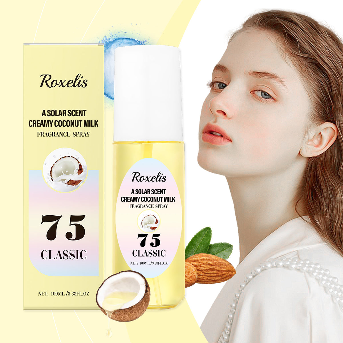 Brume corporelle Roxelis senteur lait de coco