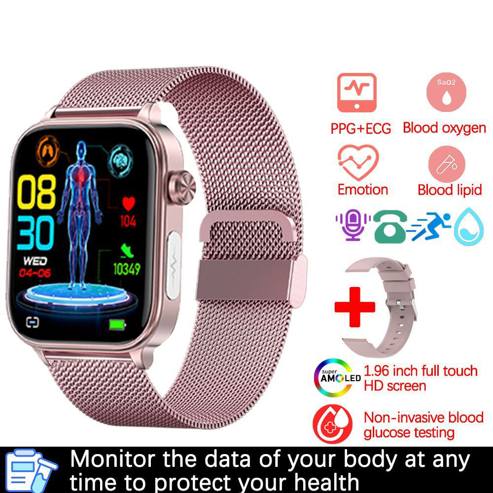 Montre connectée avec appels Bluetooth et écran tactile de 1,96 pouce
