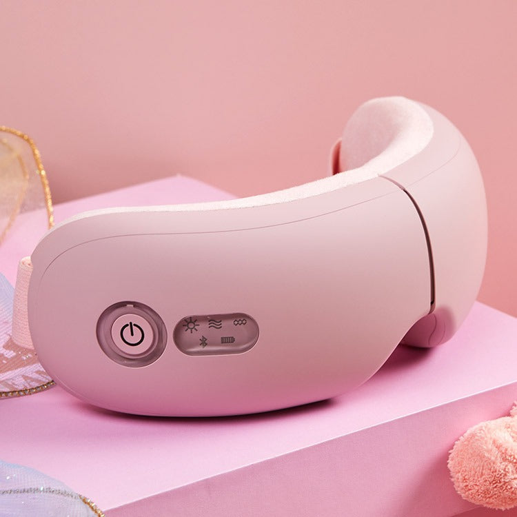 Intelligent massager gift, hot compress eye mask, eye massager, steam eye moisturizer gift, Bluetooth children's eye protector - BOSSOUASHOP