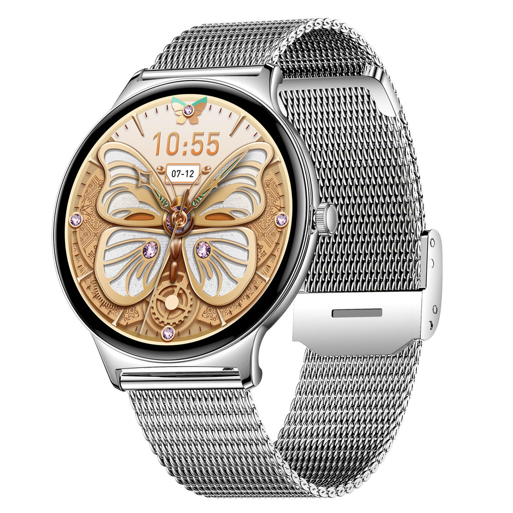 Montre connectée V89 à cadran rond, plusieurs coloris au choix