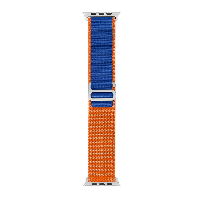 Bracelet de sport en nylon compatible Apple Watch, plusieurs coloris