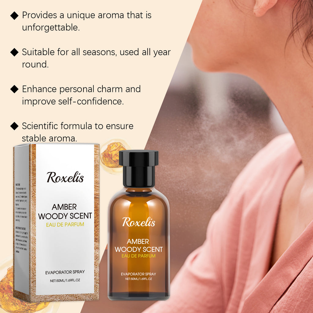 Parfum Roxelis aux notes de bois ambré