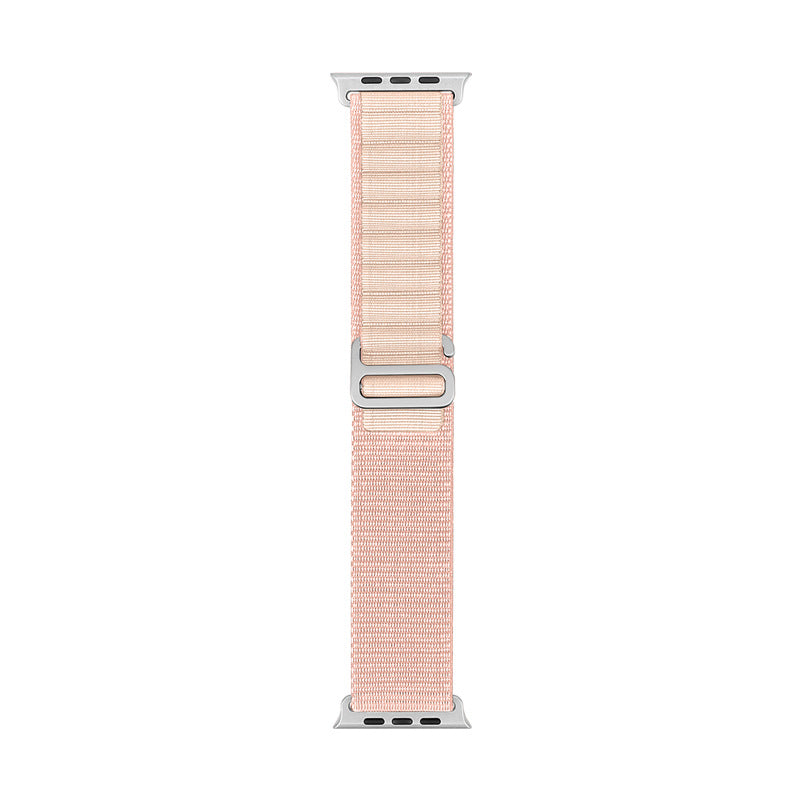 Bracelet de sport en nylon compatible Apple Watch, plusieurs coloris