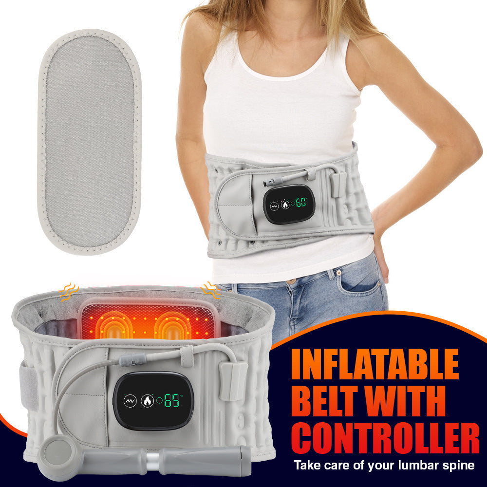 Ceinture chauffante avec massage vibrant et affichage numérique