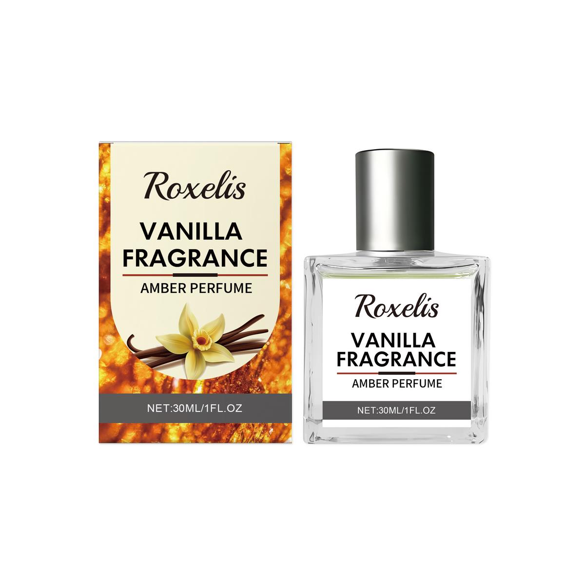 Eau de toilette Roxelis vanille et ambre