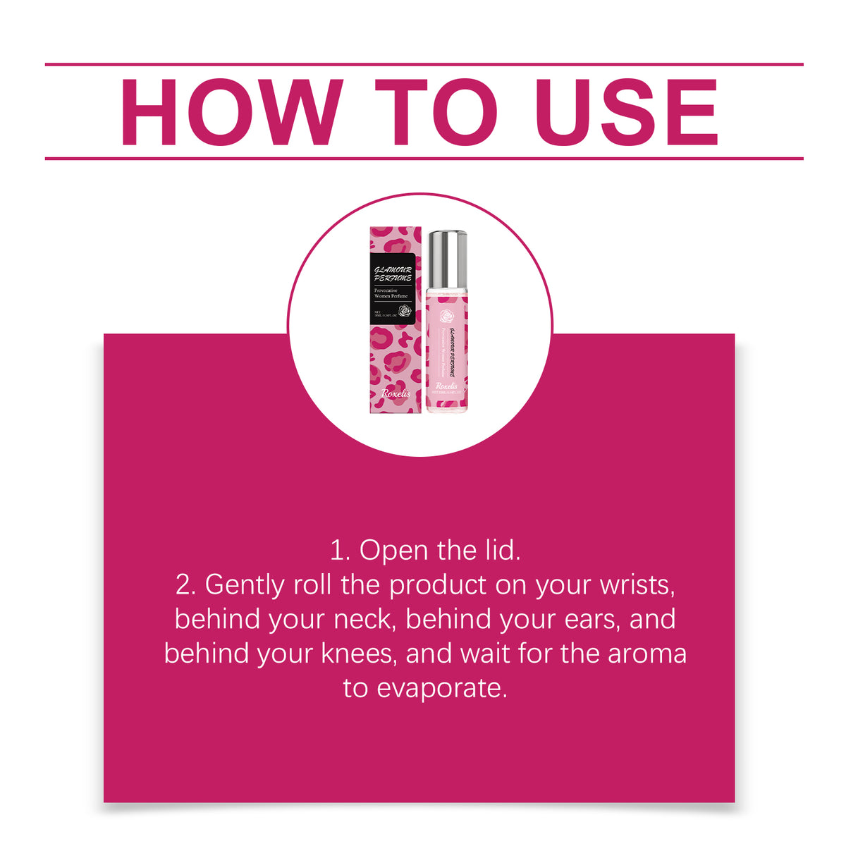 Parfum à bille Roxelis pour femme