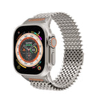 Bracelet métallique magnétique compatible Apple Watch, trois coloris
