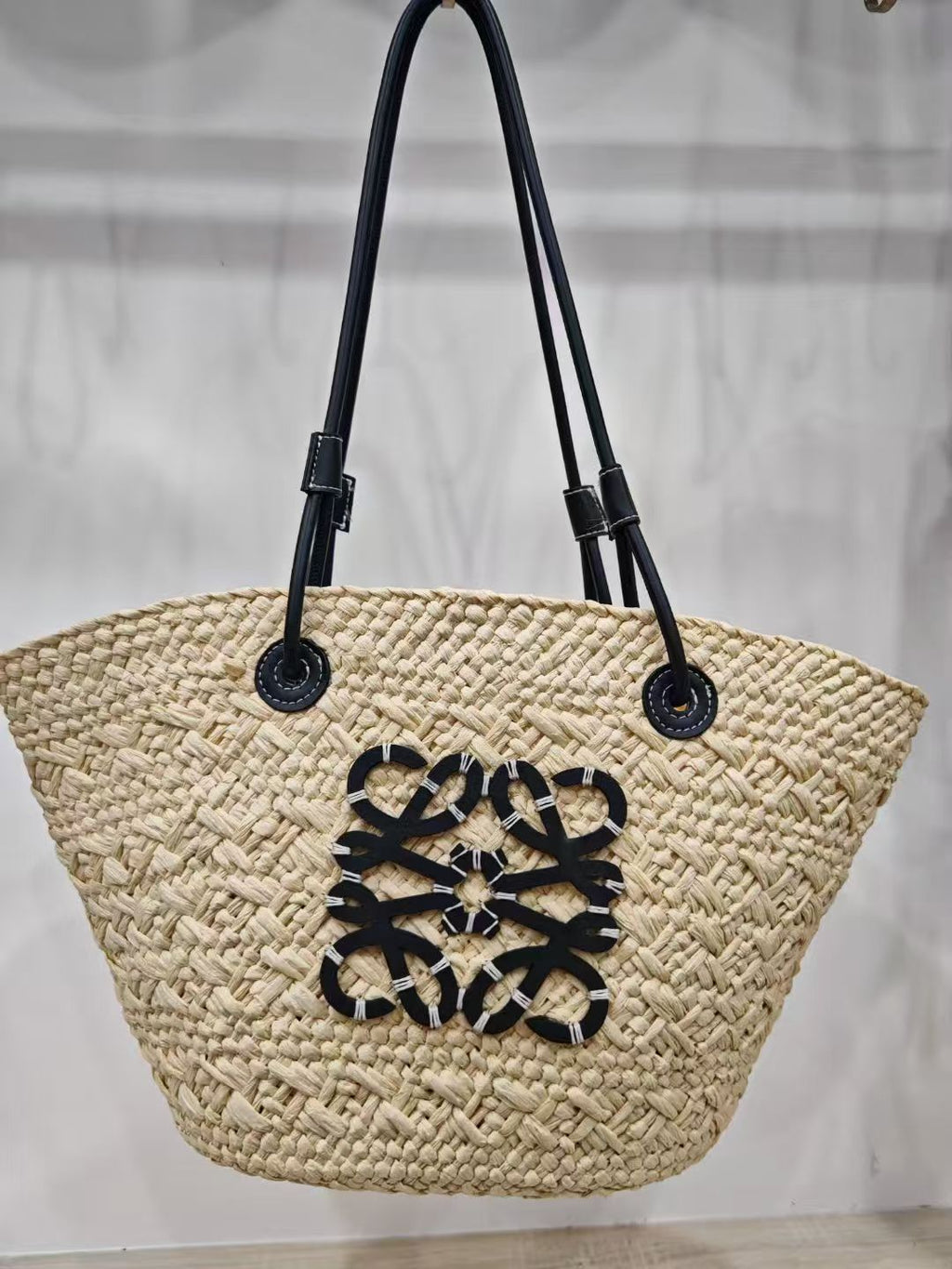 Sac de plage tissé en nylon – plusieurs coloris