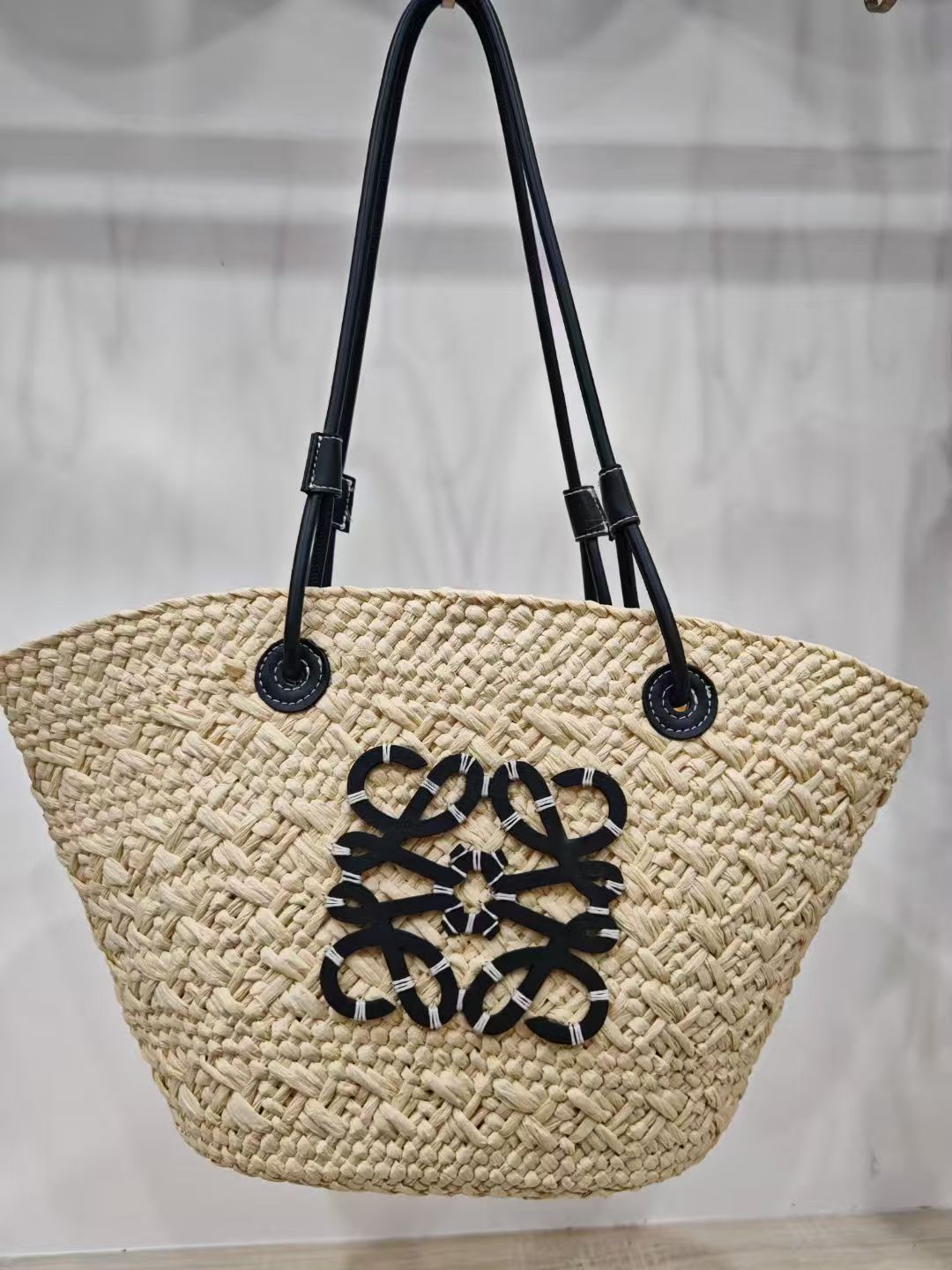 Sac de plage tissé en nylon – plusieurs coloris