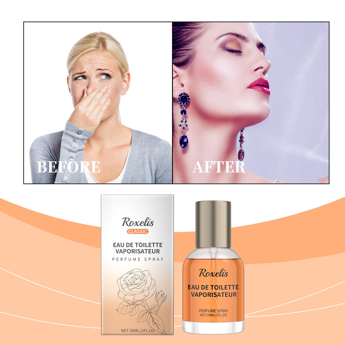 Parfum Roxelis Amber Cologne – Ambre - BOSSOUASHOP
