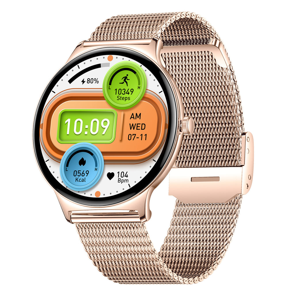 Montre connectée V89 à cadran rond, plusieurs coloris au choix