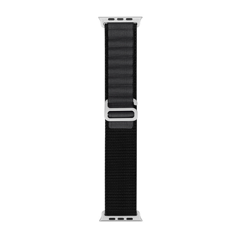 Bracelet de sport en nylon compatible Apple Watch, plusieurs coloris