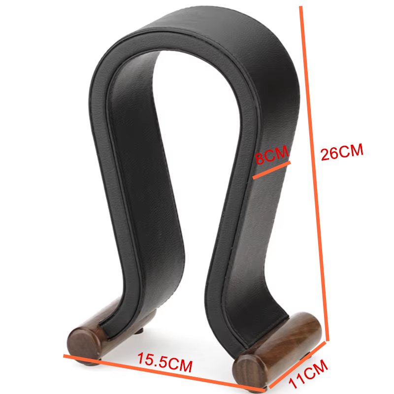 Support de casque audio de bureau, noir, gris ou blanc cassé