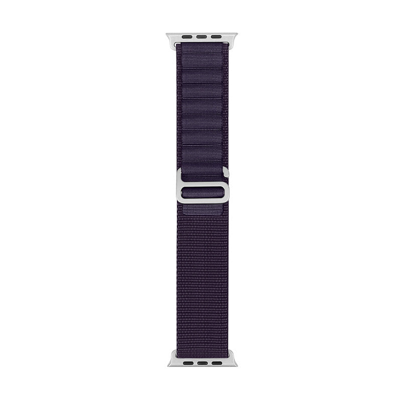 Bracelet de sport en nylon compatible Apple Watch, plusieurs coloris