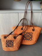 Sac de plage tissé en nylon – plusieurs coloris