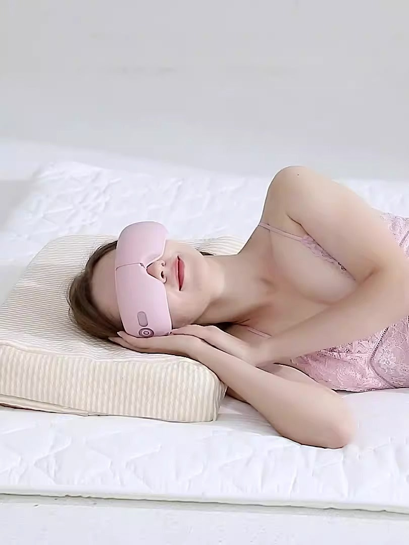 Intelligent massager gift, hot compress eye mask, eye massager, steam eye moisturizer gift, Bluetooth children's eye protector - BOSSOUASHOP