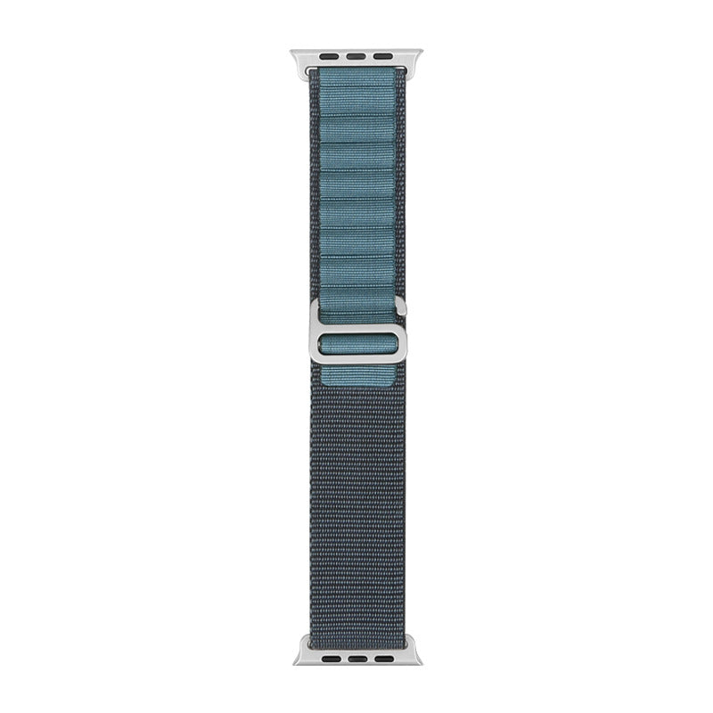 Bracelet de sport en nylon compatible Apple Watch, plusieurs coloris