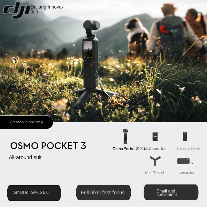 Caméra DJI Osmo Pocket 3 avec stabilisation sur trois axes