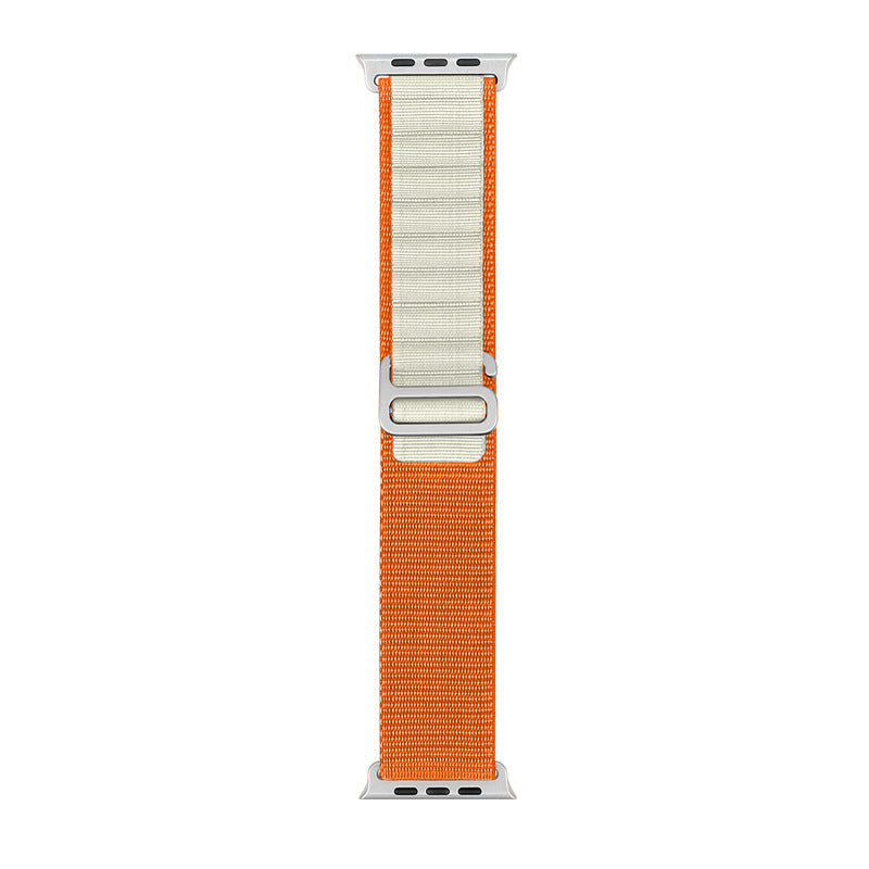 Bracelet de sport en nylon compatible Apple Watch, plusieurs coloris