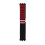 Bracelet de sport en nylon compatible Apple Watch, plusieurs coloris