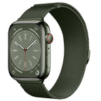 Bracelet milanais en acier à fermeture magnétique, compatible Apple Watch