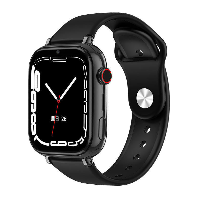 Montre connectée pour enfants avec carte SIM, rose ou noire
