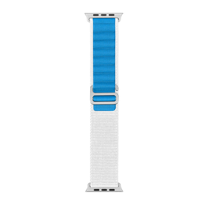 Bracelet de sport en nylon compatible Apple Watch, plusieurs coloris