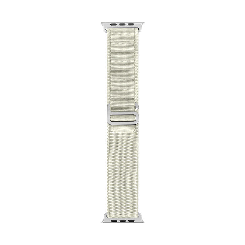 Bracelet de sport en nylon compatible Apple Watch, plusieurs coloris
