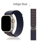 Bracelet de sport en nylon compatible Apple Watch, plusieurs coloris
