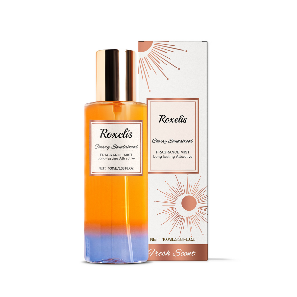 Parfum Roxelis Cherry Sandalwood, cerise et bois de santal