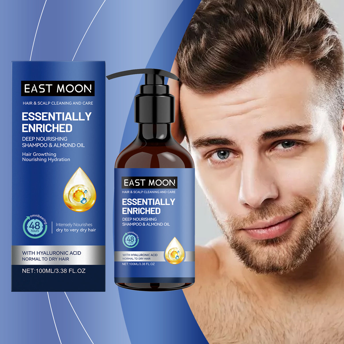 Shampooing East Moon pour homme