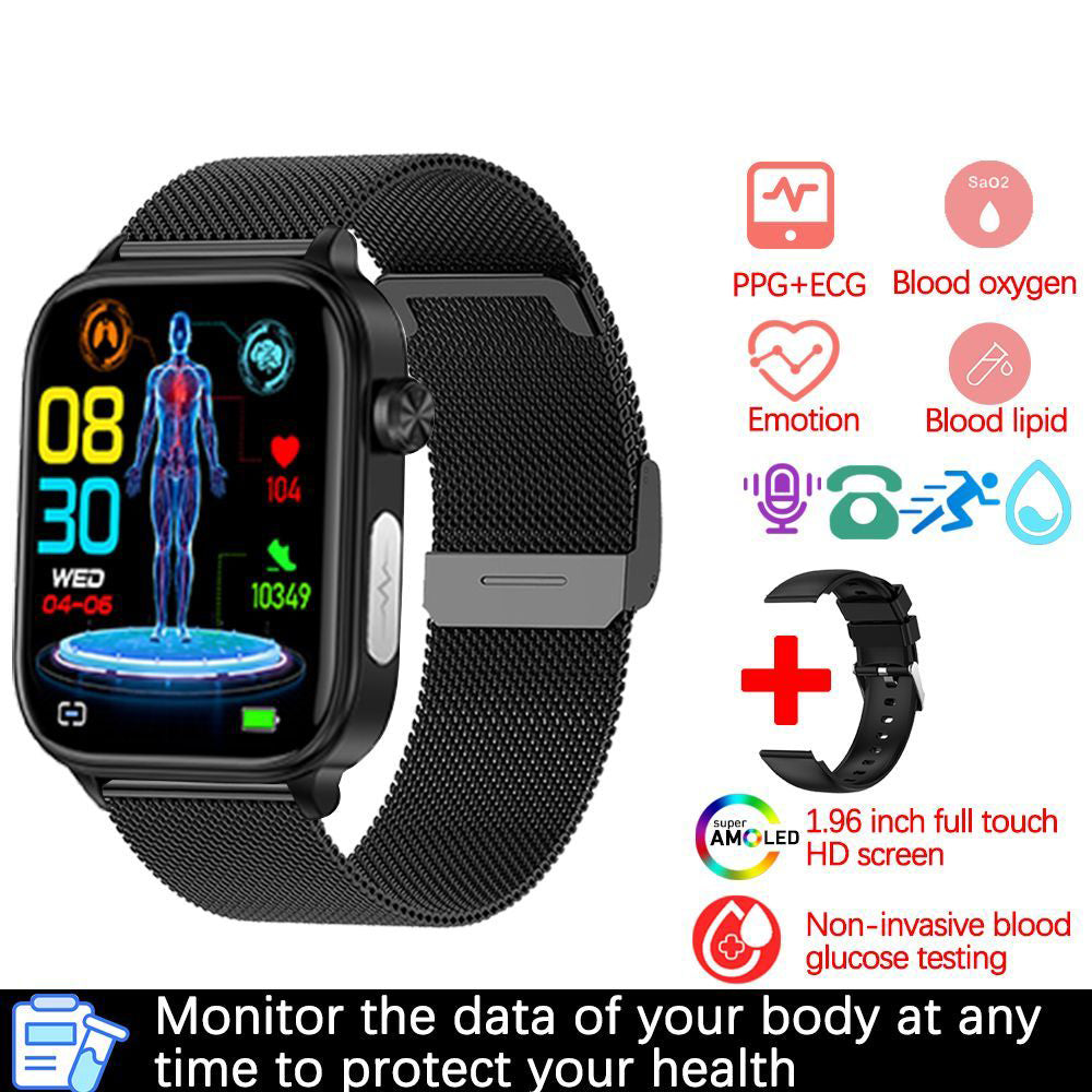 Montre connectée avec appels Bluetooth et écran tactile de 1,96 pouce