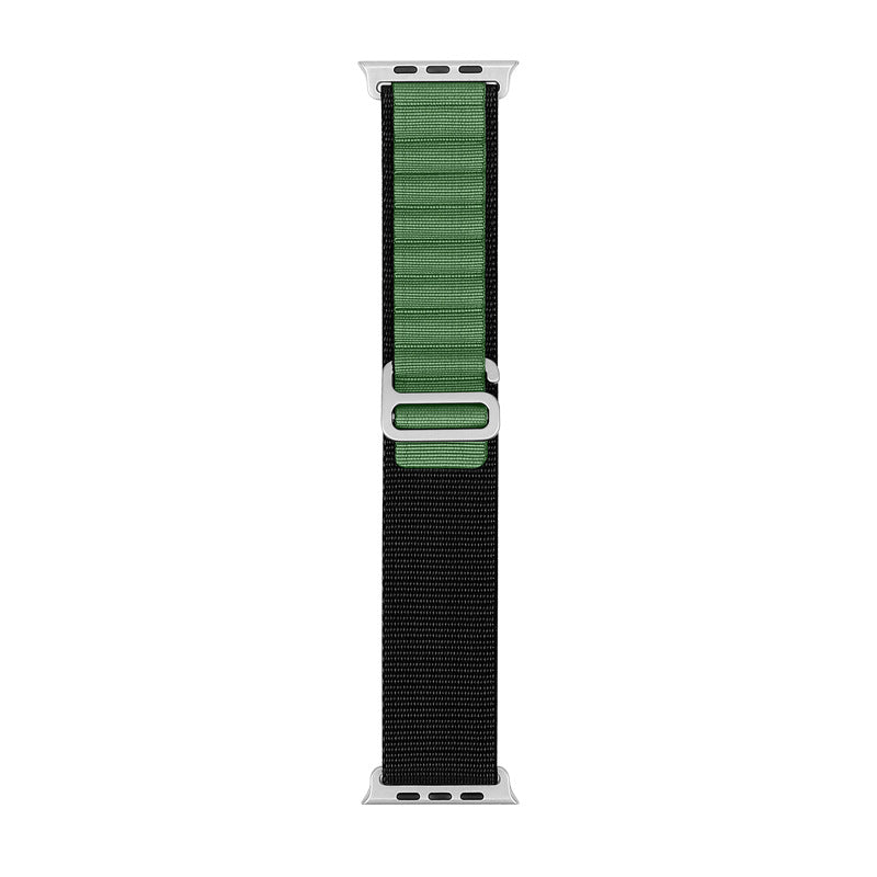 Bracelet de sport en nylon compatible Apple Watch, plusieurs coloris