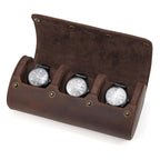 Boîte de rangement pour montre, noir ou marron café