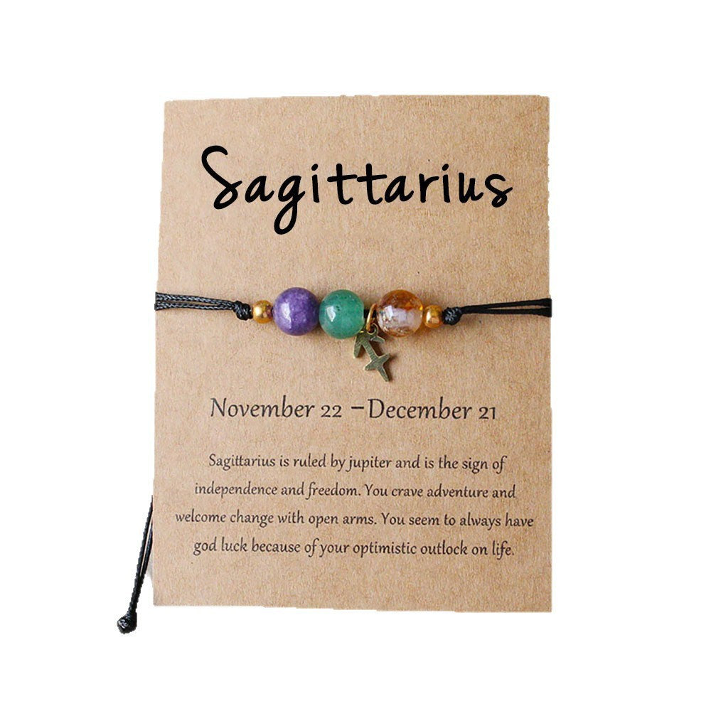 Bracelet de perles à motif du zodiaque