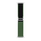 Bracelet de sport en nylon compatible Apple Watch, plusieurs coloris